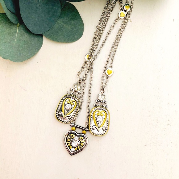 GANZ Jewelry - GANZ Silver Heart Necklace Trio